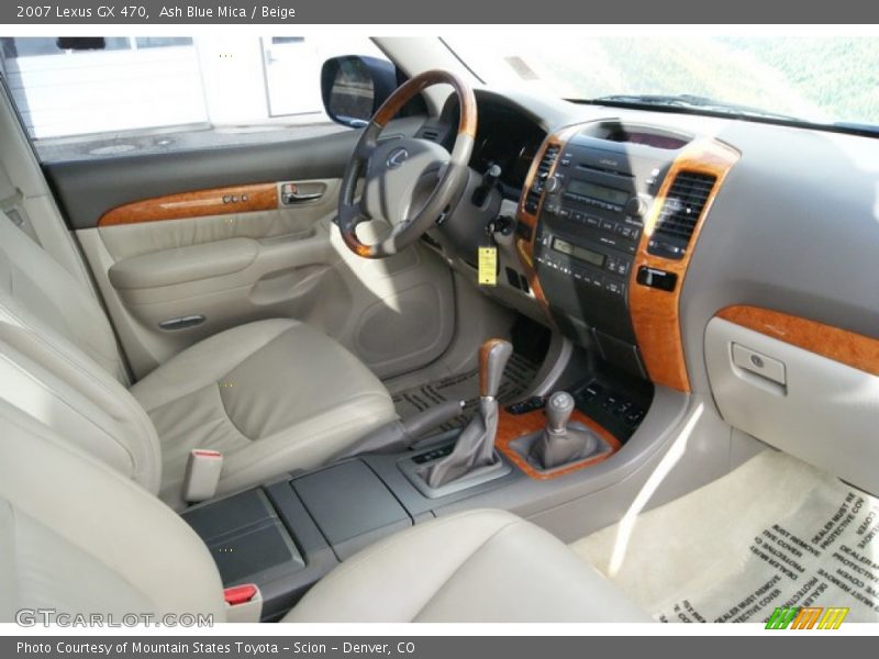 Ash Blue Mica / Beige 2007 Lexus GX 470