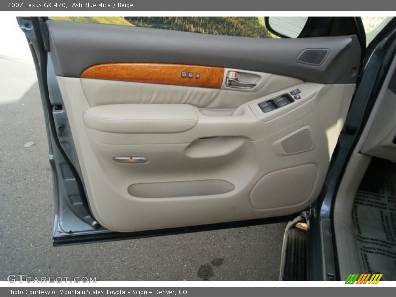 Ash Blue Mica / Beige 2007 Lexus GX 470