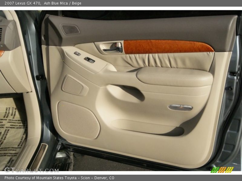 Ash Blue Mica / Beige 2007 Lexus GX 470