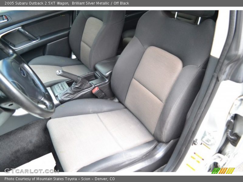 Brilliant Silver Metallic / Off Black 2005 Subaru Outback 2.5XT Wagon