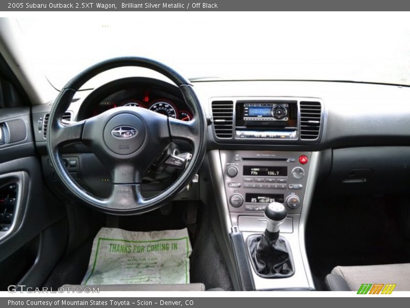 Brilliant Silver Metallic / Off Black 2005 Subaru Outback 2.5XT Wagon