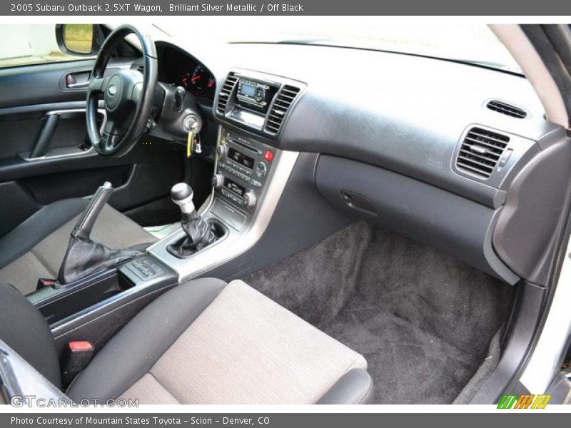 Brilliant Silver Metallic / Off Black 2005 Subaru Outback 2.5XT Wagon
