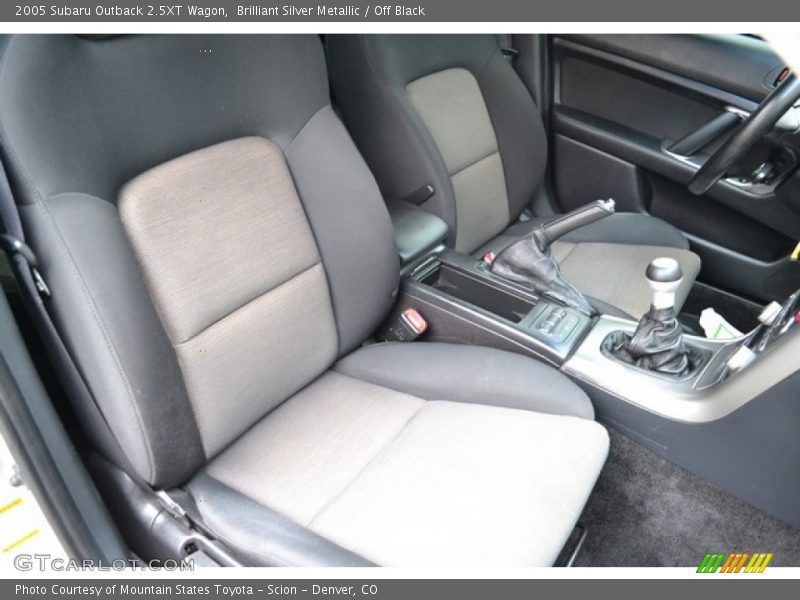 Brilliant Silver Metallic / Off Black 2005 Subaru Outback 2.5XT Wagon
