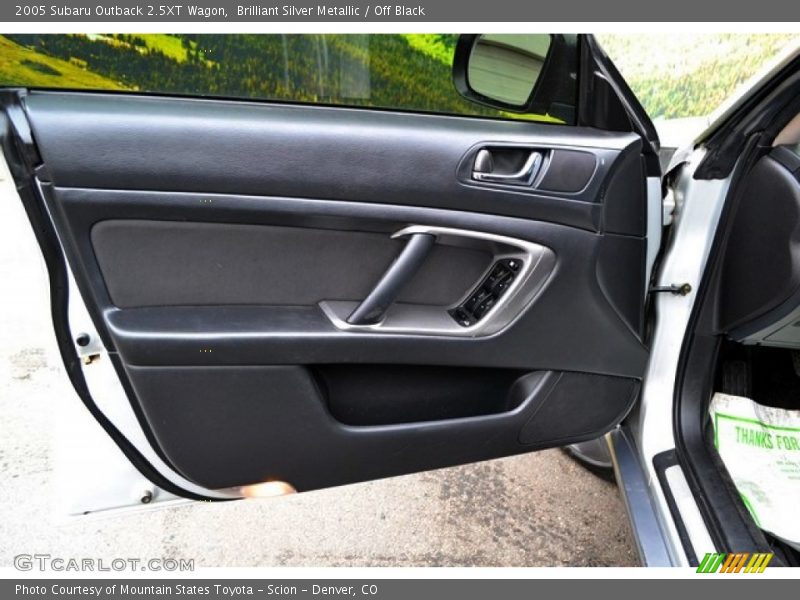 Brilliant Silver Metallic / Off Black 2005 Subaru Outback 2.5XT Wagon