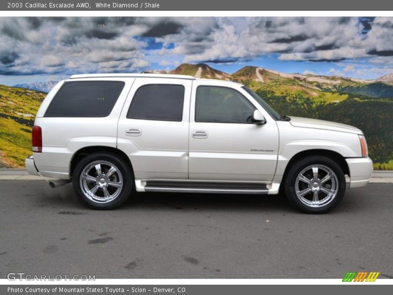 White Diamond / Shale 2003 Cadillac Escalade AWD