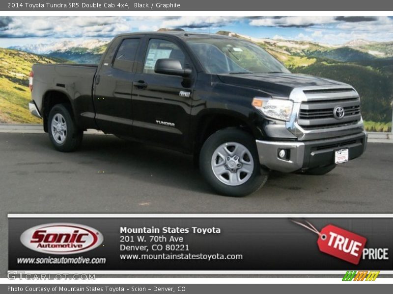 Black / Graphite 2014 Toyota Tundra SR5 Double Cab 4x4