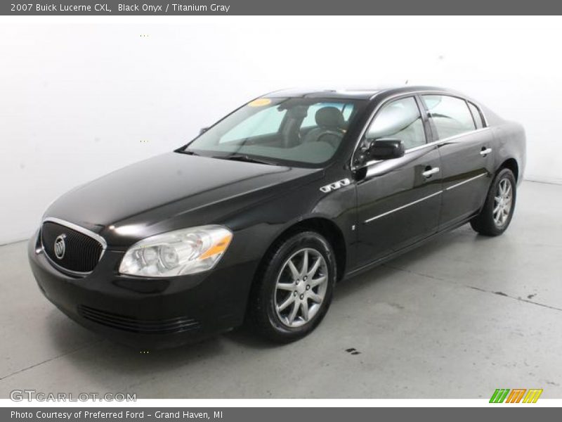 Black Onyx / Titanium Gray 2007 Buick Lucerne CXL