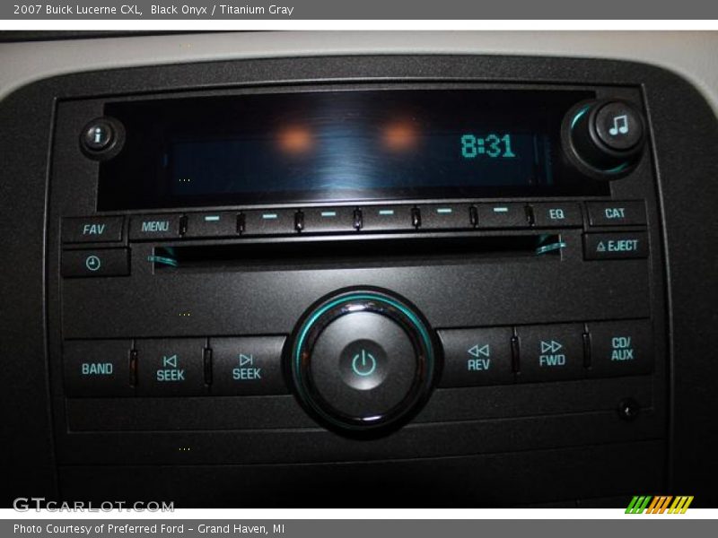 Black Onyx / Titanium Gray 2007 Buick Lucerne CXL
