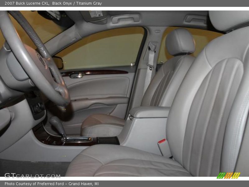 Black Onyx / Titanium Gray 2007 Buick Lucerne CXL