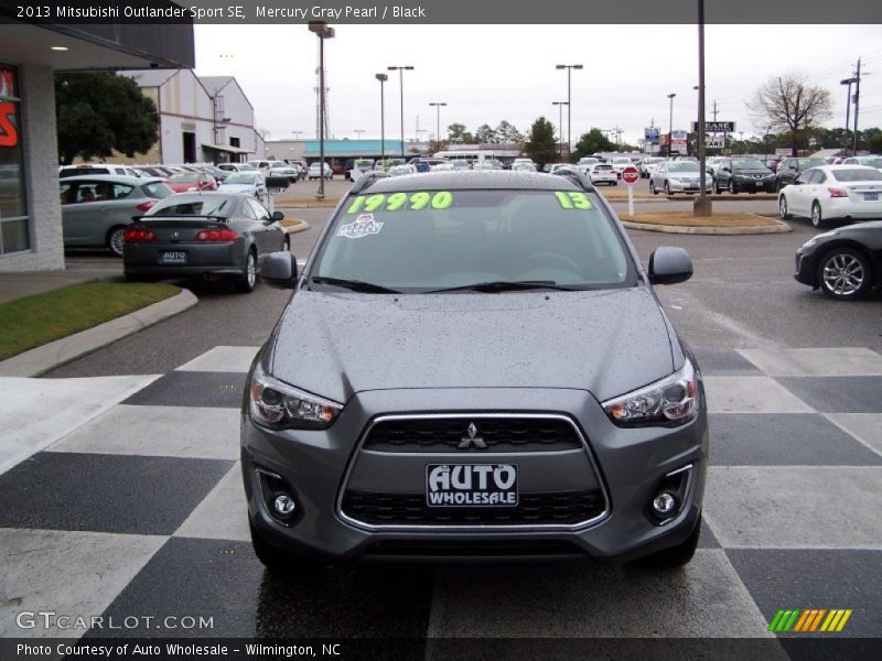 Mercury Gray Pearl / Black 2013 Mitsubishi Outlander Sport SE