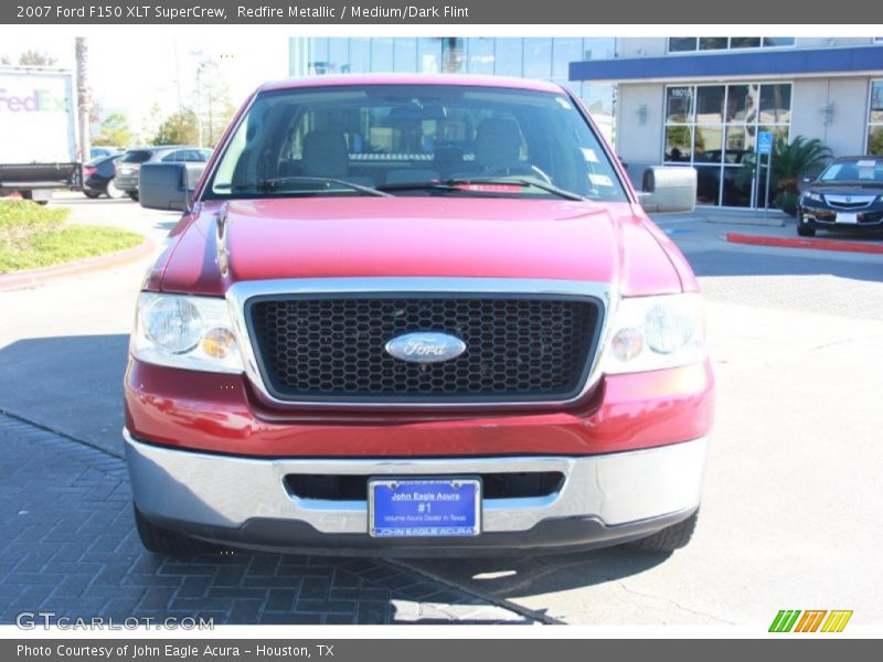 Redfire Metallic / Medium/Dark Flint 2007 Ford F150 XLT SuperCrew