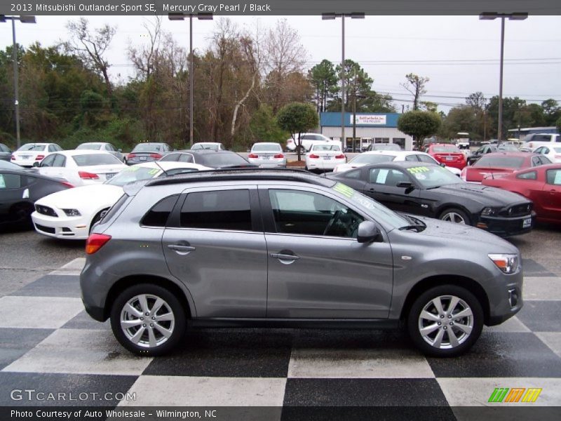 Mercury Gray Pearl / Black 2013 Mitsubishi Outlander Sport SE