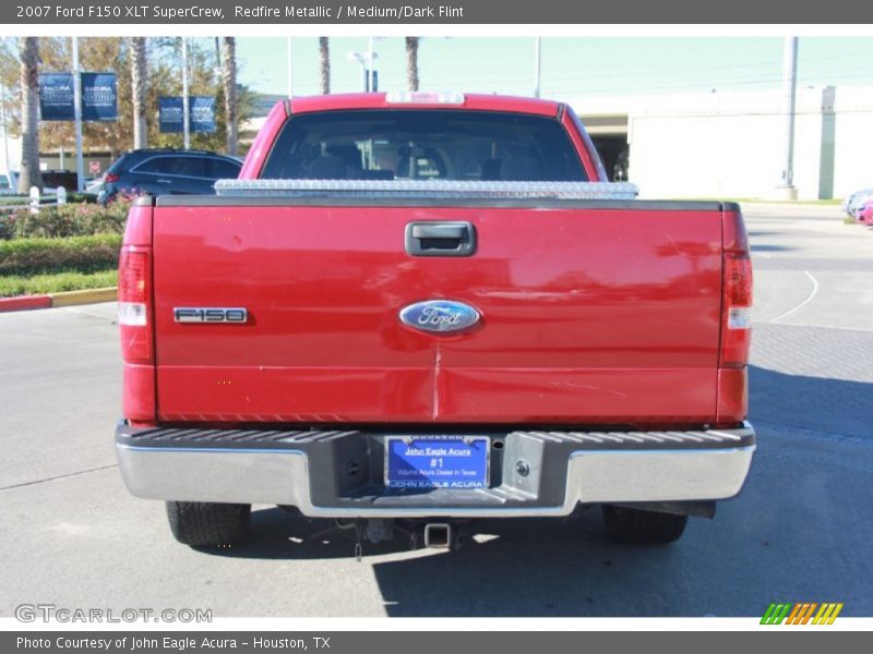 Redfire Metallic / Medium/Dark Flint 2007 Ford F150 XLT SuperCrew