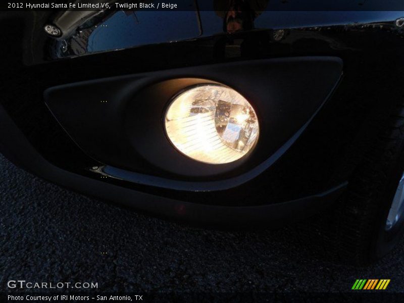 Twilight Black / Beige 2012 Hyundai Santa Fe Limited V6