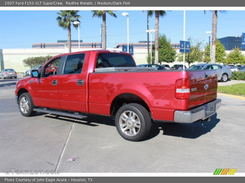 Redfire Metallic / Medium/Dark Flint 2007 Ford F150 XLT SuperCrew
