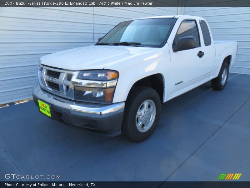 Arctic White / Medium Pewter 2007 Isuzu i-Series Truck i-290 LS Extended Cab