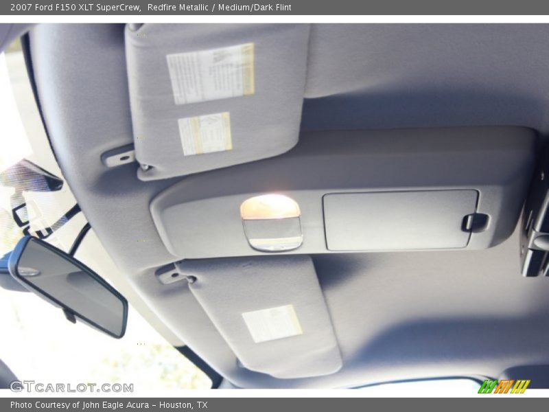 Redfire Metallic / Medium/Dark Flint 2007 Ford F150 XLT SuperCrew