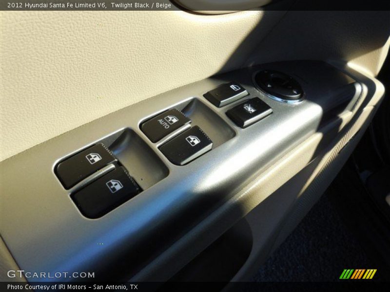 Twilight Black / Beige 2012 Hyundai Santa Fe Limited V6