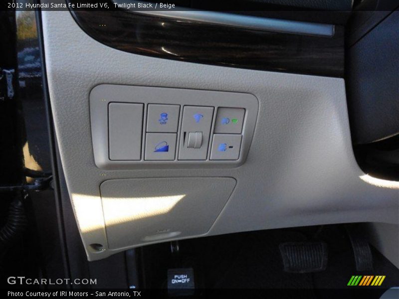 Twilight Black / Beige 2012 Hyundai Santa Fe Limited V6