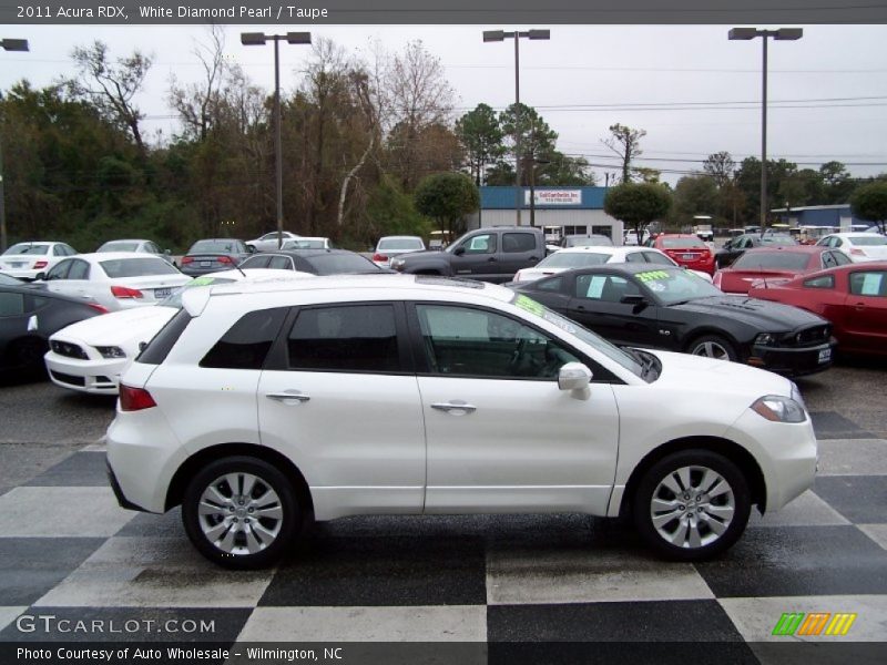 White Diamond Pearl / Taupe 2011 Acura RDX