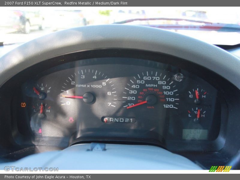 Redfire Metallic / Medium/Dark Flint 2007 Ford F150 XLT SuperCrew