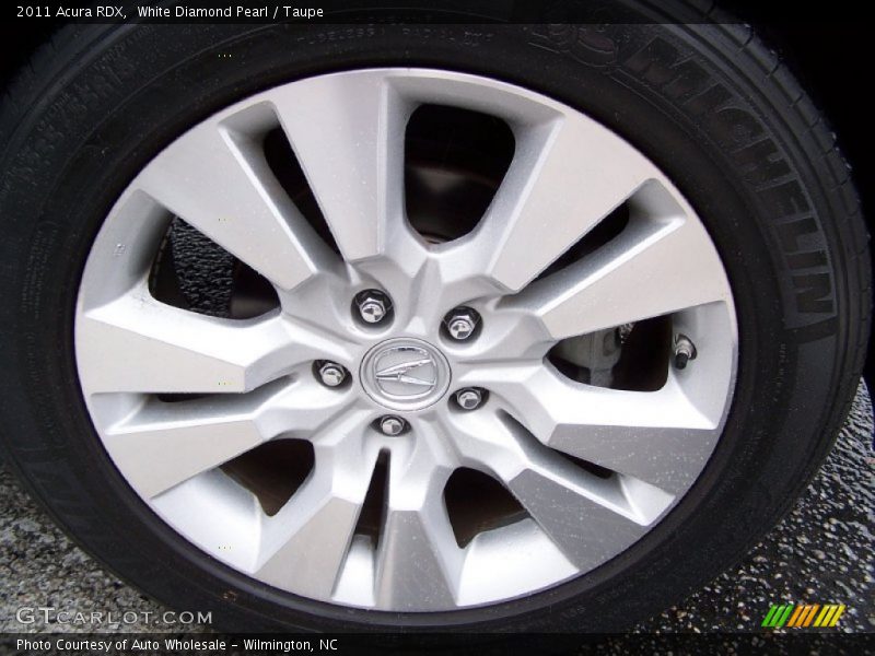 White Diamond Pearl / Taupe 2011 Acura RDX