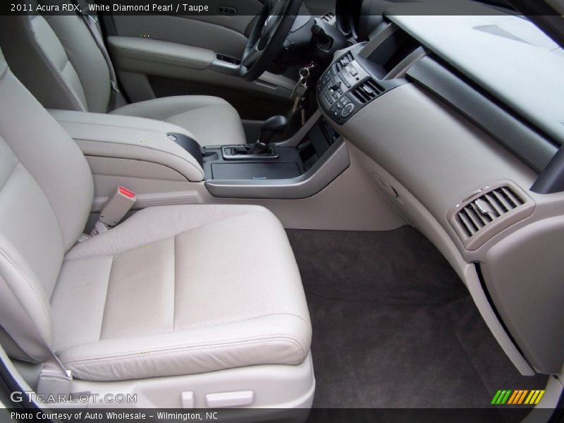White Diamond Pearl / Taupe 2011 Acura RDX