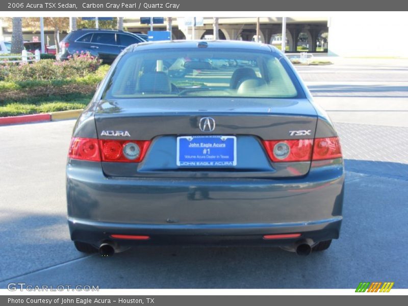 Carbon Gray Pearl / Quartz Gray 2006 Acura TSX Sedan