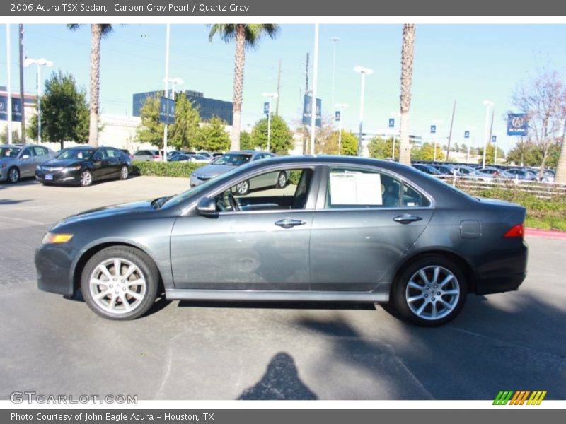 Carbon Gray Pearl / Quartz Gray 2006 Acura TSX Sedan
