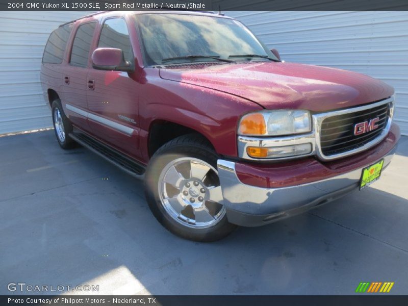 Sport Red Metallic / Neutral/Shale 2004 GMC Yukon XL 1500 SLE