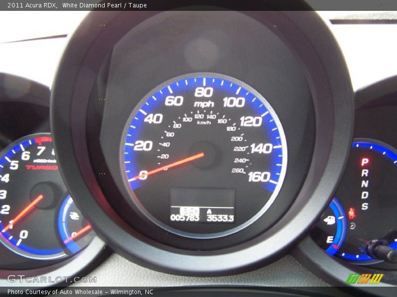 White Diamond Pearl / Taupe 2011 Acura RDX