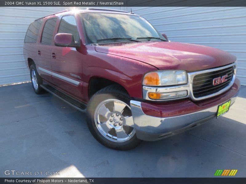 Sport Red Metallic / Neutral/Shale 2004 GMC Yukon XL 1500 SLE