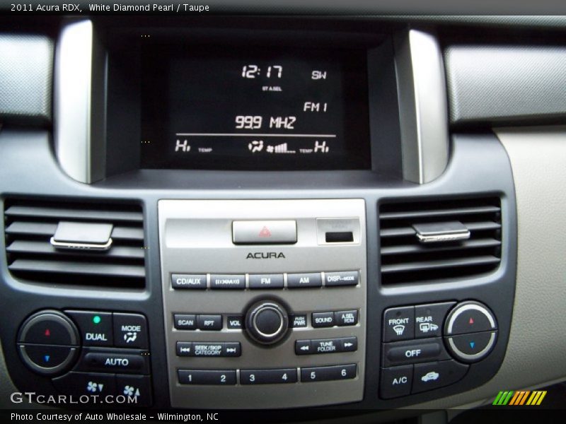 White Diamond Pearl / Taupe 2011 Acura RDX
