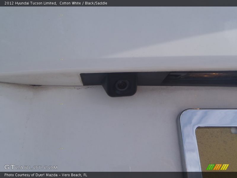 Cotton White / Black/Saddle 2012 Hyundai Tucson Limited