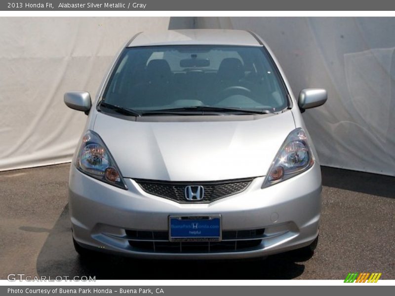 Alabaster Silver Metallic / Gray 2013 Honda Fit