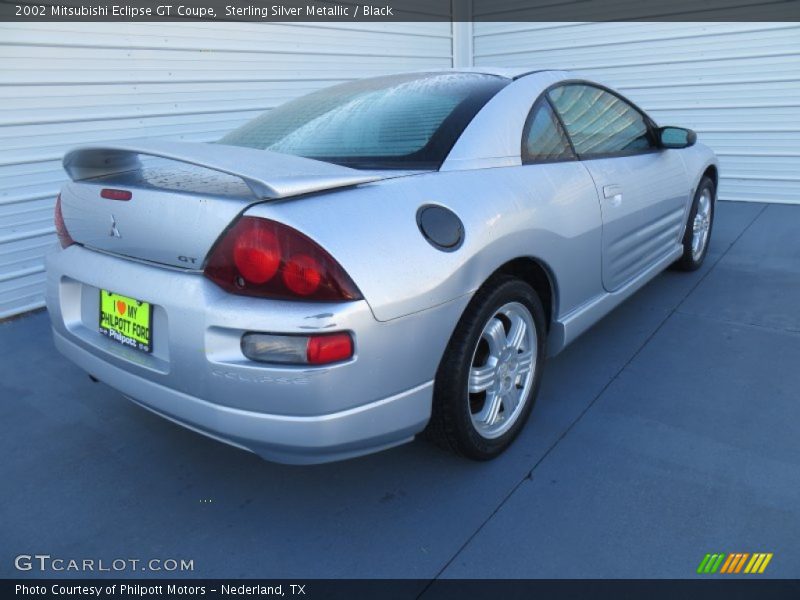 Sterling Silver Metallic / Black 2002 Mitsubishi Eclipse GT Coupe