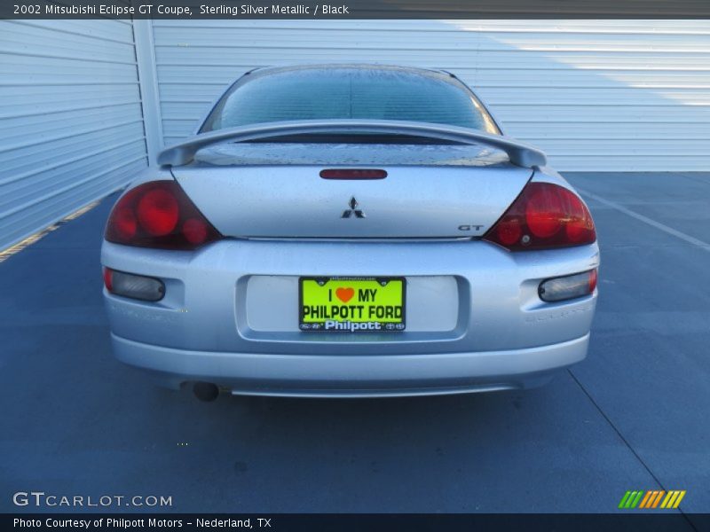Sterling Silver Metallic / Black 2002 Mitsubishi Eclipse GT Coupe