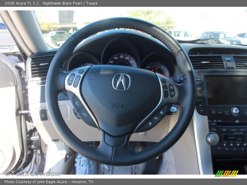 Nighthawk Black Pearl / Taupe 2008 Acura TL 3.2