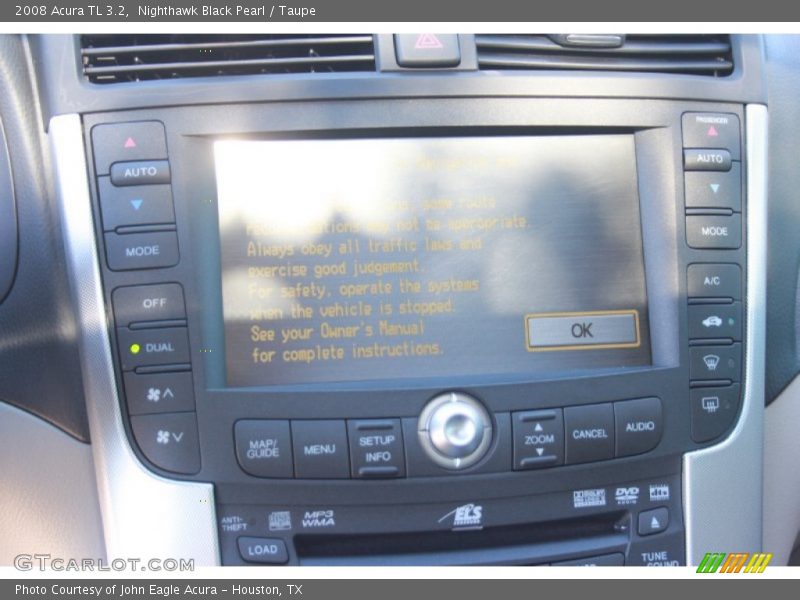 Nighthawk Black Pearl / Taupe 2008 Acura TL 3.2
