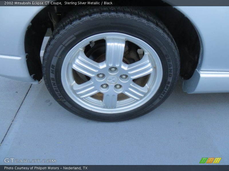 Sterling Silver Metallic / Black 2002 Mitsubishi Eclipse GT Coupe