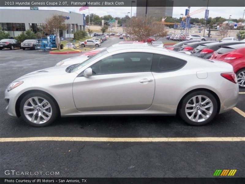 Platinum Metallic / Black Cloth 2013 Hyundai Genesis Coupe 2.0T