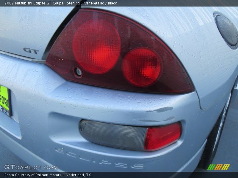 Sterling Silver Metallic / Black 2002 Mitsubishi Eclipse GT Coupe