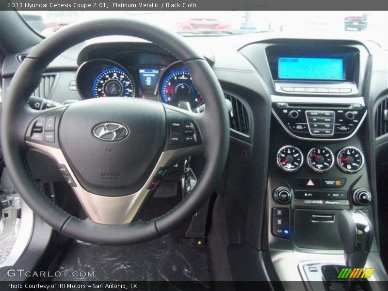 Platinum Metallic / Black Cloth 2013 Hyundai Genesis Coupe 2.0T