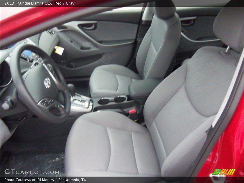 Red / Gray 2013 Hyundai Elantra GLS