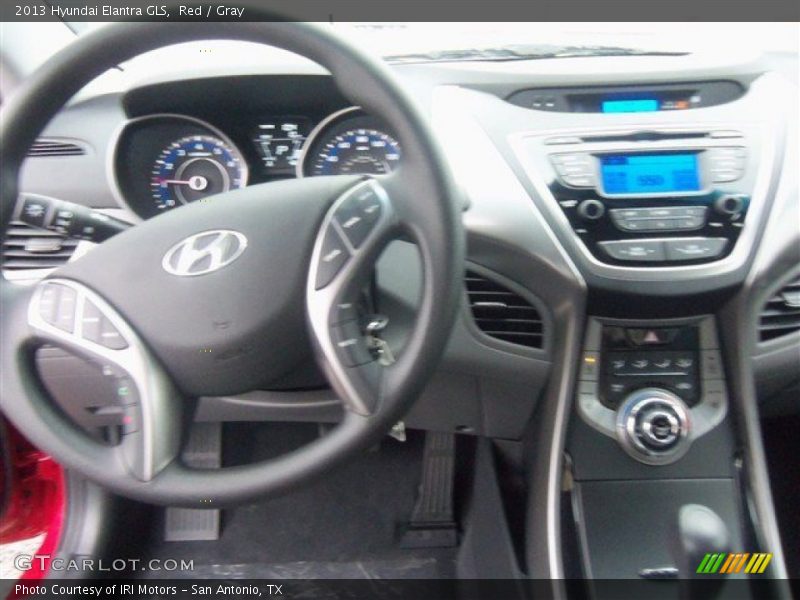Red / Gray 2013 Hyundai Elantra GLS