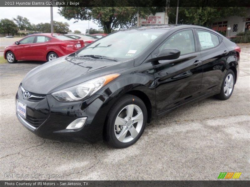 Black / Beige 2013 Hyundai Elantra GLS