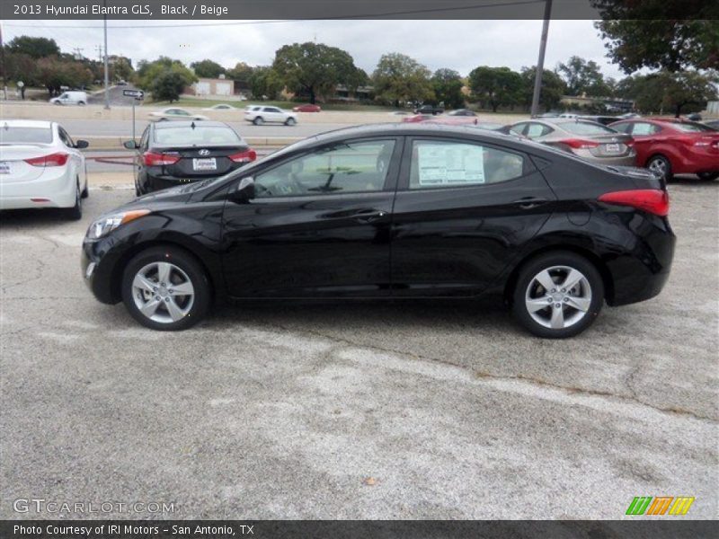 Black / Beige 2013 Hyundai Elantra GLS