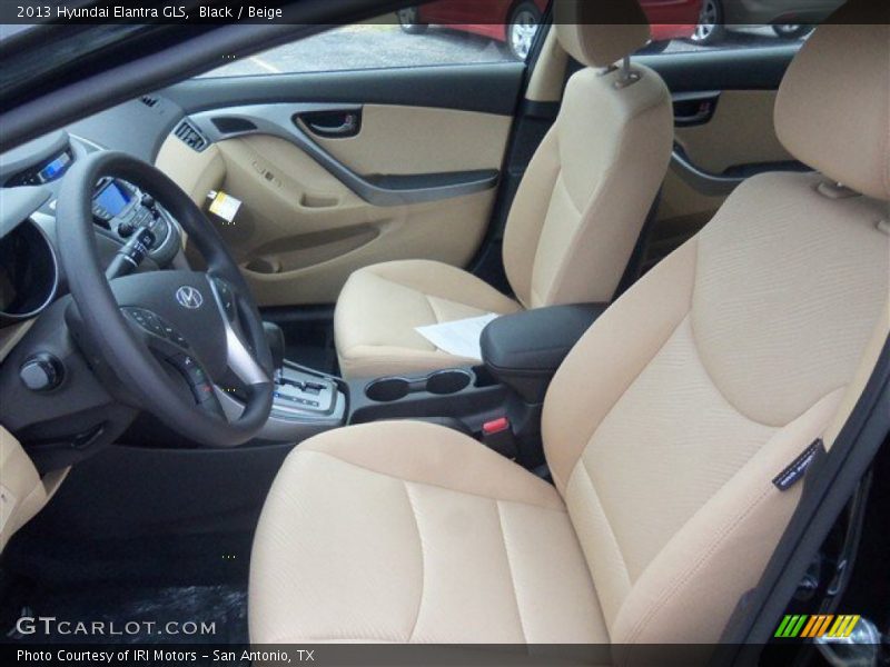Black / Beige 2013 Hyundai Elantra GLS