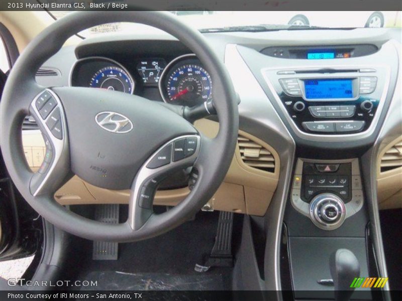 Black / Beige 2013 Hyundai Elantra GLS