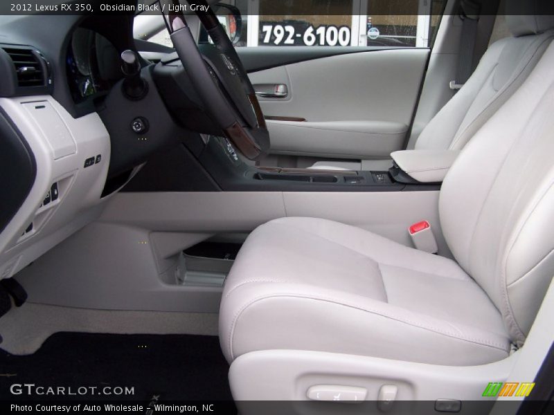 Obsidian Black / Light Gray 2012 Lexus RX 350